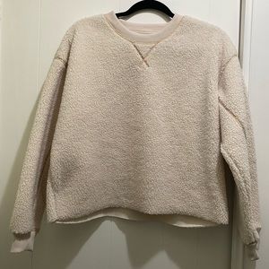 NWT American Eagle Crop Teddy Sweater
